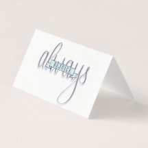 Verheug je altijd met de hand geletterde Wenskaart