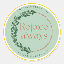 Verheug je altijd op de sticker