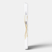 Verheug je altijd roze Blauwgroen bloemen Waterver Case-Mate iPhone Case (Achterkant / Links)