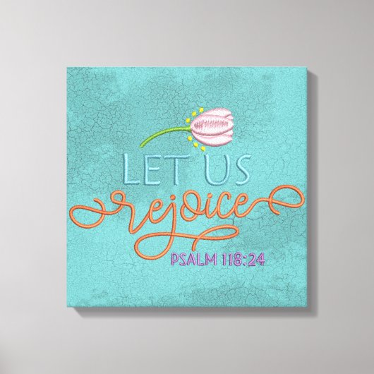 Verheug je - Canvas (Glans) Afdruk (Voorkant)