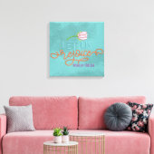 Verheug je - Canvas (Glans) Afdruk (Insitu (Woonkamer))