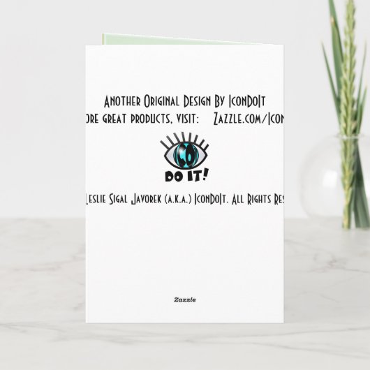 Verheug je! Elegante Pasen Calla Lily gepersonalis Feestdagen Kaart (Achterkant)