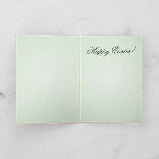 Verheug je! Elegante Pasen Calla Lily gepersonalis Feestdagen Kaart (Binnen)