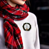 Verheug je en geloof de geboorte ronde button 5,7 cm