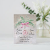 Verheug je en wees blij met platte kerst Kaart (Staand voorkant)