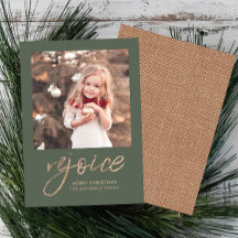 Verheug je en wees blij religieuze kerst foto