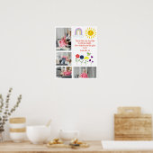 Verheug je en wees elke dag blij poster (Keuken)