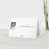 Verheug je! Hij is opgestaan Feestdagen Kaart (Achterkant)