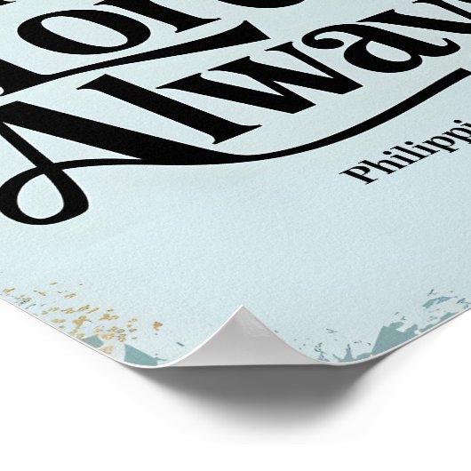 Verheug je in de  Christelijke kunst Poster (Hoek)