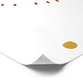 Verheug je in de Heer, altijd kerstmuurkunst Poster (Hoek)