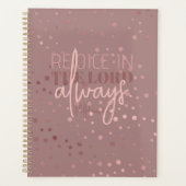 Verheug je in de Heer, altijd Phil. 4:4 Noot van R Planner (Voorkant)