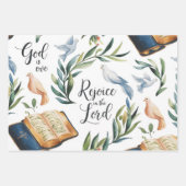 Verheug je in Gods liefde: Duif van Genade Inpakpapier Vel (Voorkant 3)