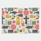 Verheug je in Gods liefde: Duif van Genade Inpakpapier Vel (Voorkant 2)