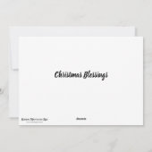 Verheug je KJV Bible Schattige Christmas Mice Chri Feestdagenkaart (Achterkant)