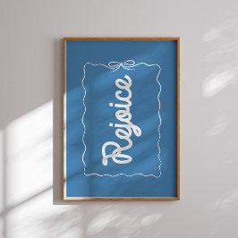 Verheug je op Blue Christmas Poster