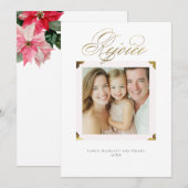 Verheug je op de Lijsten hoekjes Feestdagenkaart (Voorkant / Achterkant)