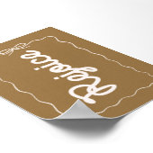 Verheug je op Neutral Christmas Holiday Poster (Hoek)