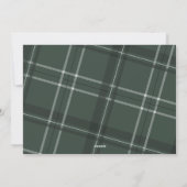 Verheug je op religieuze kerstfoto collage groen feestdagenkaart (Achterkant)