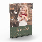 Verheug je op Rustic Christmas Voeg foto en naam t (Links)