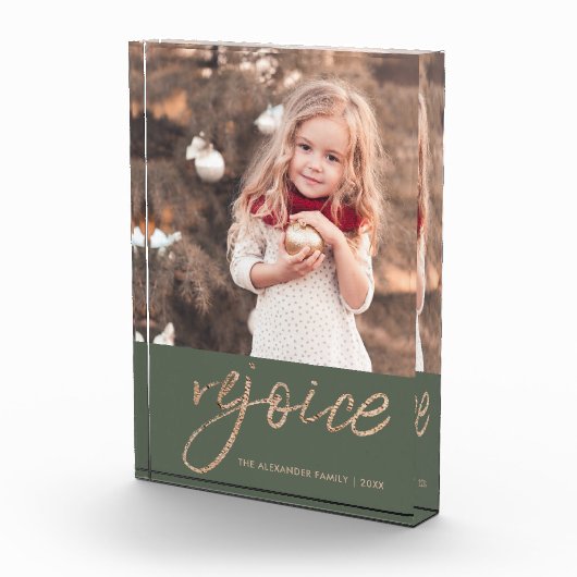 Verheug je op Rustic Christmas Voeg foto en naam t (Rechts)