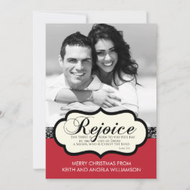 Verheug me de Godsdienstige Kerstkaart van het