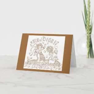 Verheug me de Groet van de Verjaardag Kaart