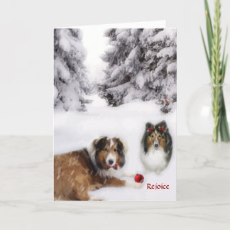 Verheug me feestdagen kaart