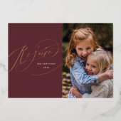 Verheug Religieuze Folie Kerstkaart Folie Feestdagenkaart (Voorkant)