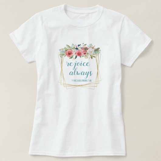 Verheug u altijd t-shirt (Design voorkant)