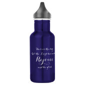 Verheug u en Wees Blij Waterfles (Links)