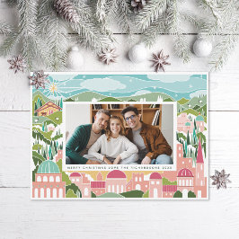 Verheug u in Bethlehem Religieuze Kerstfoto Feestdagenkaart