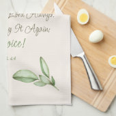 Verheug u in de Heere Inspirerend Geloofsgeschrift Theedoek (Quarter Fold)