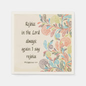 Verheug u in de Lord Napkins Servetten (Voorkant)