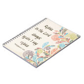 Verheug u in het Heere Notitieboek (Linkerzijde)