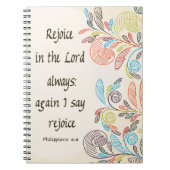 Verheug u in het Heere Notitieboek (Voorkant)