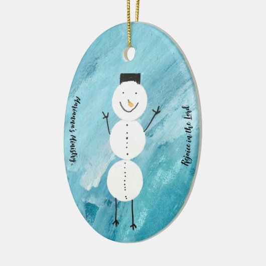 Verheug u in het Lord Snowman Ornament (Links)