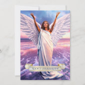 Verheug u! Jezus is verrezen. Religieuze Pasenkaar Feestdagenkaart (Voorkant)