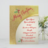 Verheug u op de Kaart van Kerstmis 6,5 inch x 8,7  (Staand voorkant)