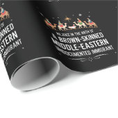 Verheug u over de geboorte van een bruinehuidige m cadeaupapier (Rol Hoek)