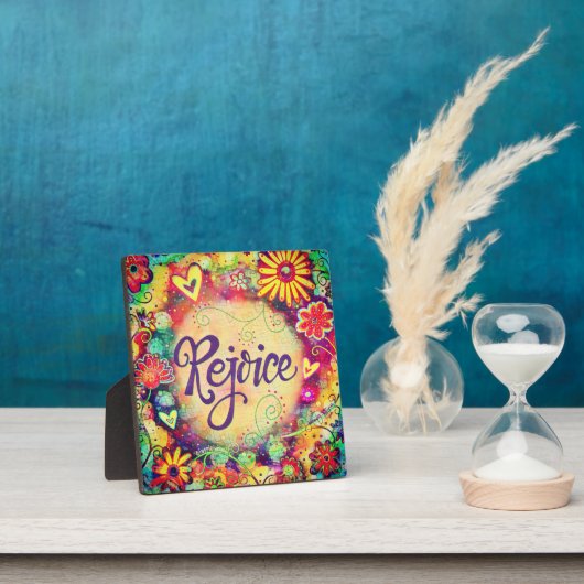 Verheug u over de Inspirerend bloemencultuur Fotoplaat (Insitu)