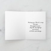 “Verheug u” Pasen Wenskaart Kaart (Binnen)