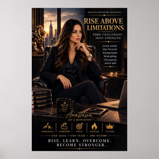 Verheven Boven Limitaties – Executive Office Poste Poster (Voorkant)