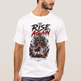 Verheven Inspirerende Motivatie Krijger Grafi T-shirt