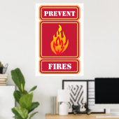 Verhinder de Sjabloon van het Poster van Vormen (Thuiskantoor)