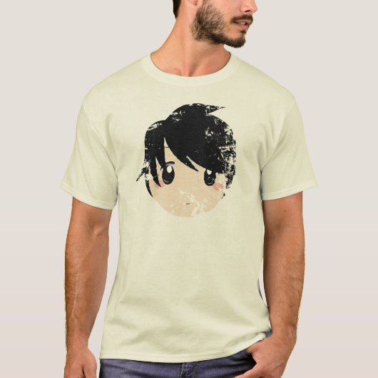 verhit Japans T-shirt voor Anime Face (Voorkant)
