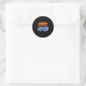 Verhitte Rivaliteit Aller Tijden Ronde Sticker (Tas)