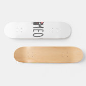 Verhogen kat - Kies achtergrondkleur Persoonlijk Skateboard (Horizontaal)