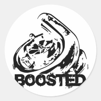 Verhogen Ronde Sticker