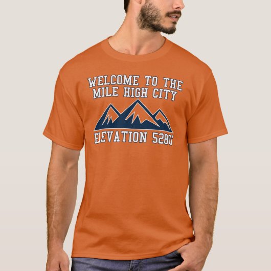 Verhoging 5280 t-shirt (Voorkant)
