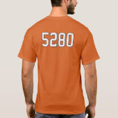 Verhoging 5280 t-shirt (Achterkant)